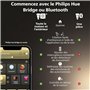 Philips Hue White E27 lampadaire 4x1055lm, dimmable, lumière blanc chaud, contrôlable via l'application, compatible avec Amazon 