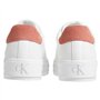 Calvin Klein Baskets Vulcanisées Femme Bold Basses, Multicolore (Bright White/Tuscany), 40
