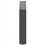 vidaXL Pieds de Table Basse Forme de U 2 pcs Anthracite 50x(30-31) cm, Pied de Table, Pied de Table en métal, Pied de Meuble, Pi
