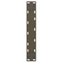 vidaXL Pieds de Table Basse Forme de U 2pcs Acier Naturel 38x(72-73) cm, Pied de Table, Pied de Table en métal, Pied de Meuble, 