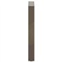 vidaXL Pieds de table basse forme de U 2pcs acier naturel 50x(72-73) cm, pied de table, pied de table en métal, pied de meuble, 