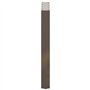 vidaXL Pieds de Table Basse Forme de U 3pcs Acier Naturel 70x(72-73) cm, Pied de Table, Pied de Table en métal, Pied de Meuble, 