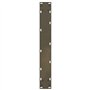 vidaXL Pieds de Table Basse Forme de U 3pcs Acier Naturel 70x(72-73) cm, Pied de Table, Pied de Table en métal, Pied de Meuble, 