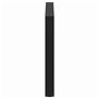 vidaXL Pieds de Table Basse Forme de U 2 pcs Noir 100x(72-73) cm Acier, Pied de Table, Pied de Table en métal, Pied de Meuble, P