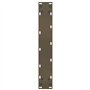 vidaXL Pieds de Table Basse Forme de U 2pcs Acier Naturel 40x(90-91) cm, Pied de Table, Pied de Table en métal, Pied de Meuble, 