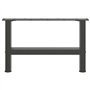 vidaXL Pieds de Table Basse Anthracite 2 pcs 30×50 cm Acier, Pied de Table, Pied de Table en métal, Pied de Meuble, Pied de Tabl