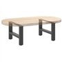 vidaXL Pieds de Table Basse Anthracite 2 pcs 30×50 cm Acier, Pied de Table, Pied de Table en métal, Pied de Meuble, Pied de Tabl