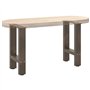vidaXL Pieds de Table Basse Acier Naturel 2 pcs 28x(42-43) cm Acier, Pied de Table, Pied de Table en métal, Pied de Meuble, Pied