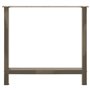 vidaXL Pieds de Table Basse Acier Naturel 2 pcs 70x(72-73) cm Acier, Pied de Table, Pied de Table en métal, Pied de Meuble, Pied