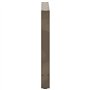 vidaXL Pieds de Table Basse Acier Naturel 2 pcs 70x(72-73) cm Acier, Pied de Table, Pied de Table en métal, Pied de Meuble, Pied