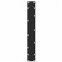 vidaXL Pieds de Table Basse Noir 2 pcs 60x(90-91) cm Acier, Pied de Table, Pied de Table en métal, Pied de Meuble, Pied de Table
