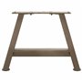 vidaXL Pieds de table basse forme de A 2 pcs 30x(30-31) cm acier, pied de table, pied de table en métal, pied de meuble, pied de