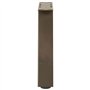 vidaXL Pieds de table basse forme de A 2 pcs 30x(30-31) cm acier, pied de table, pied de table en métal, pied de meuble, pied de