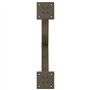 vidaXL Pieds de Table Basse Forme de X 2 pcs Acier Naturel 50x(30-31) cm Acier, Pied de Table, Pied de Table en métal, Pied de M
