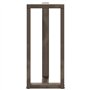 vidaXL Pieds de table de bar forme de T 2 pcs acier naturel 40x35x(90-91) cm, pied de table, pied de table en métal, pied de meu