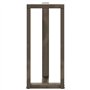 vidaXL Pieds de table de bar forme de T 2 pcs acier naturel 40x35x(90-91) cm, pied de table, pied de table en métal, pied de meu