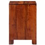 vidaXL Table de Chevet 40x40x60 cm Bois d'acacia Massif, Armoire de Chevet, Armoire de lit, Table d'appoint pour Chambre à Couch