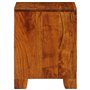 vidaXL Table de Chevet 35x35x45 cm Bois d'acacia Massif, Armoire de Chevet, Armoire de lit, Table d'appoint pour Chambre à Couch