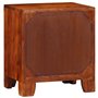 vidaXL Table de Chevet 2 pcs 40x30x45 cm Bois d'acacia Massif, Armoire de Chevet, Armoire de lit, Table d'appoint pour Chambre à