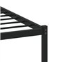 vidaXL Cadre de lit sans Matelas avec tête de lit 107x203 cm, lit Simple, Meuble de Chambre à Coucher, lit d'invité, lit, Cadre 