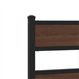 vidaXL Cadre de lit sans Matelas avec tête de lit 107x203 cm, lit Simple, Meuble de Chambre à Coucher, lit d'invité, lit, Cadre 