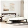 VidaXL Cadre de Lit Double 180x200 cm Avec Tête de Lit - Meuble de Chambre à Coucher en Métal Sans Matelas