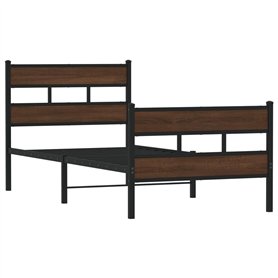 vidaXL Cadre de lit sans Matelas avec tête de lit Pied de lit 80x200cm
