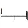 vidaXL Cadre de lit sans Matelas avec tête de lit Pied de lit 90x200cm, lit Simple, Meuble de Chambre à Coucher, lit d'invité, l