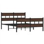 vidaXL Cadre de lit sans Matelas avec tête de lit et Pied de lit