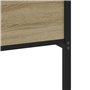 vidaXL Cadre de lit sans Matelas chêne Sonoma 120x200 cm, lit Double, Meuble de Chambre à Coucher, lit d'invité, lit, Cadre de l