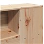 vidaXL Tête de lit avec Rangement 180 cm Bois Massif de pin, tête de lit en Bois, tête de lit avec Rangement, tête de lit sur Pi