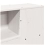 vidaXL Tête de lit avec Rangement Blanc 150 cm Bois Massif de pin, tête de lit en Bois, tête de lit avec Rangement, tête de lit 