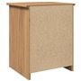 vidaXL Table de Chevet Panama 46x40x57 cm Bois Massif de pin, Armoire de Chevet, Armoire de lit, Table d'appoint pour Chambre à 