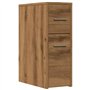vidaXL Armoire de Salle de Bain étroite avec roulettes chêne Artisanal