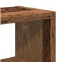 vidaXL Étagère Murale Vieux Bois 45x16x45 cm Bois d'ingénierie, Armoire Murale, étagère Flottante, étagère Murale Suspendue, arm