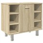 vidaXL Armoire de Salle de Bain Chêne Sonoma 60x32x53