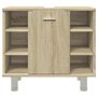 vidaXL Armoire de Salle de Bain Chêne Sonoma 60x32x53,5 cm Aggloméré