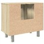 vidaXL Armoire de Salle de Bain Chêne Sonoma 60x32x53,5 cm Aggloméré