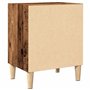 vidaXL Table de Chevet Vieux Bois 40x30x50 cm Bois d’ingénierie, Table d'appoint, Armoire de lit, Table d'appoint pour Chambre, 