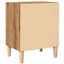 vidaXL Table de Chevet chêne Artisanal 40x30x50 cm Bois d'ingénierie, Table d'appoint, Armoire de lit, Table d'appoint pour Cham
