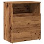 vidaXL Table de Chevet Vieux Bois 50x32x60 cm Bois d'ingénierie
