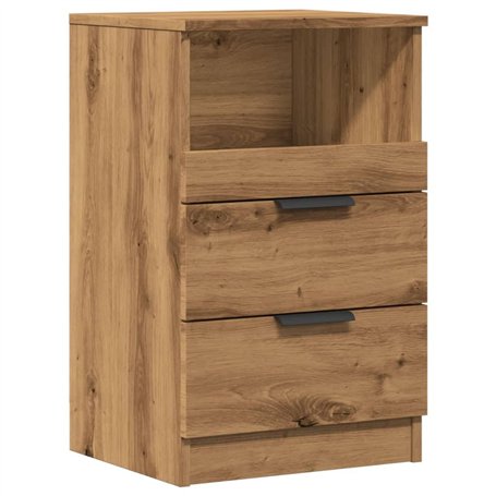 vidaXL Table de Chevet chêne Artisanal 40x36x65 cm Bois d'ingénierie