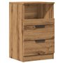 vidaXL Table de Chevet chêne Artisanal 40x36x65 cm Bois d'ingénierie