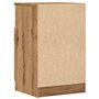 vidaXL Table de Chevet chêne Artisanal 40x36x65 cm Bois d'ingénierie, Armoire, Meubles de Chambre à Coucher, Support de téléphon