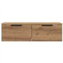 vidaXL Armoire Murale chêne Artisanal 68x30x20 cm Bois d'ingénierie, Armoire Suspendue, étagère Murale, étagère Flottante, Armoi