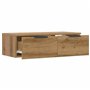 vidaXL Armoire Murale chêne Artisanal 68x30x20 cm Bois d'ingénierie, Armoire Suspendue, étagère Murale, étagère Flottante, Armoi