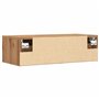 vidaXL Armoire Murale chêne Artisanal 68x30x20 cm Bois d'ingénierie, Armoire Suspendue, étagère Murale, étagère Flottante, Armoi