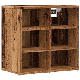vidaXL Armoire à Chaussures Vieux Bois 52x30x50 cm
