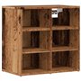 vidaXL Armoire à Chaussures Vieux Bois 52x30x50 cm