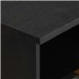vidaXL Table de Chevet Noir 40x33x46 cm Bois d'ingénierie, Table d'appoint, Armoire de lit, Table d'appoint pour Chambre, Table 